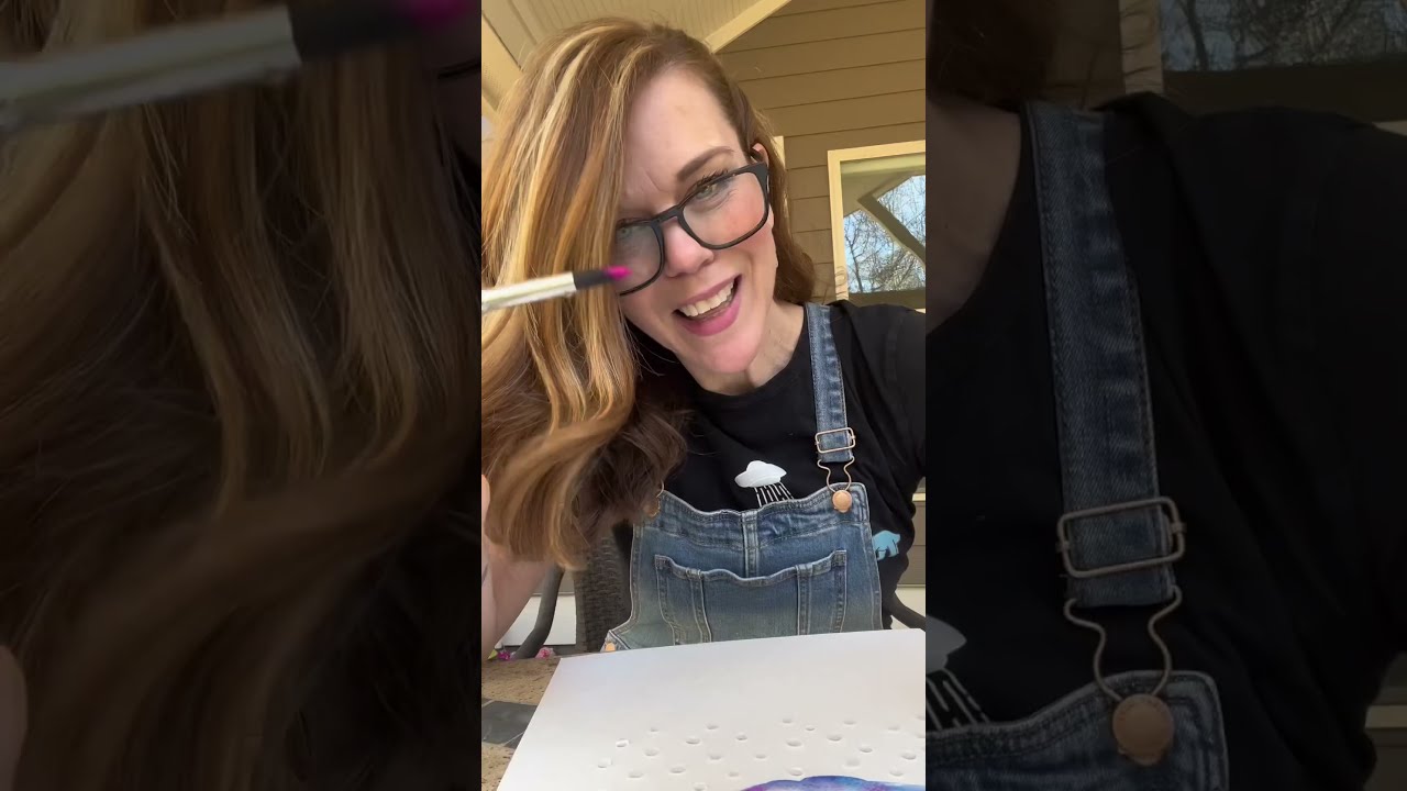 A Fun Way To Do Watercolor Raindrops Easyart