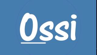 My Intro By Dertimble Ossi