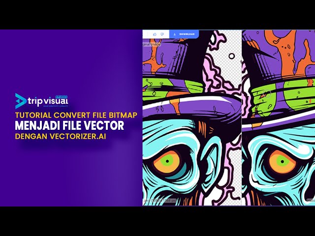 Tutorial Convert File Bitmap Menjadi Vector Dengan Vectorizer AI | Mudah & Cepat