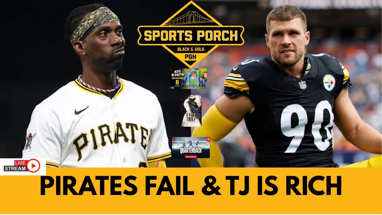 Steelers Camp is HERE (so is TJ WATT)  and The PIRATES just get WORSE!