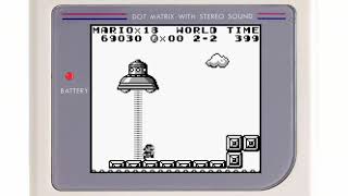 Super Mario Land for Nintendo Game Boy - Full Playthrough (No Commentary)