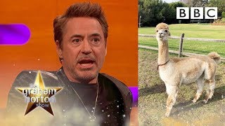 Robert Downey Jr: the Avenger that owns LLAMAS?!? | The Graham Norton Show - BBC