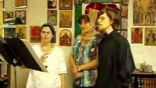 St.Nicholas choir singing 'The Angel Cried' (Pascha 2008)