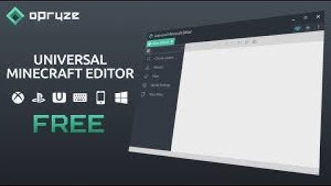 universal minecraft editor for free