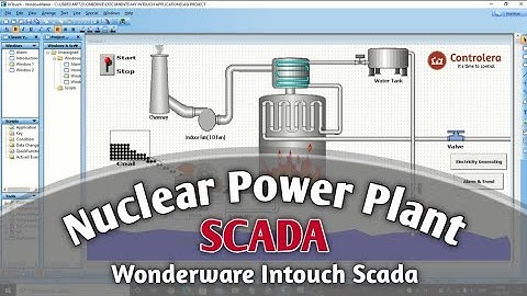 SCADA Application for Thermal Power Plant | SCADA in Electrical Power System Project Demo.