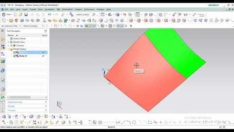 Match Surface in NX10