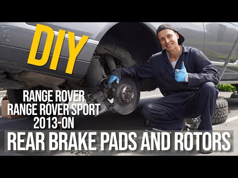 Rear Brake Pads and Rotors Replacement on Range Rover L405 and Sport L494 in Step by Step Guide