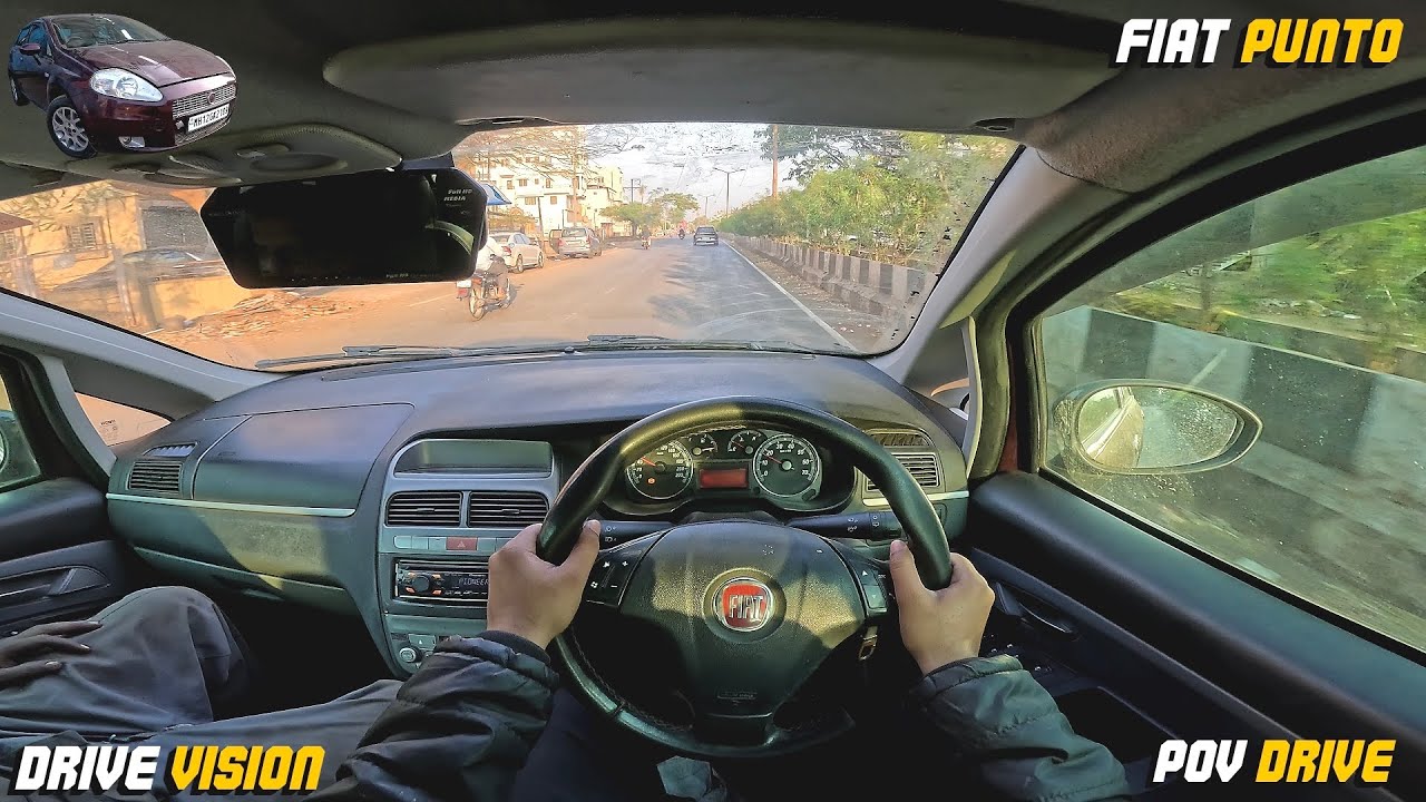 FIAT PUNTO : POV DRIVE | The Best Old Hatchback Drive | #fiat #punto #povdrive #asmr 