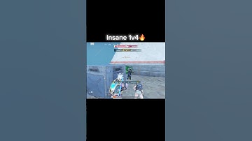 Insane 1v4🔥 #bgmi #pubg #1v4clutch #bgmi1v4clutchtips #clutchmovements #bgmimontage #pubgmobile