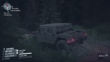 Spintires Mudrunner American Wilds Hummer H1 Scouting And Watchtower Find