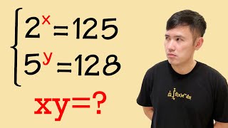 If 2^x=125 and 5^y=128, then xy=?