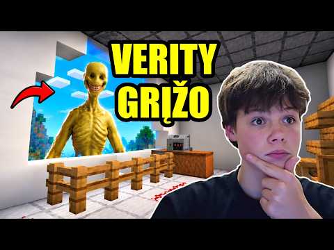 VERITY GRĮŽO?! MINECRAFT MOKYKLA?! #18