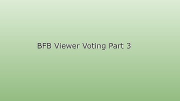 BFB Viewer Voting Part 3