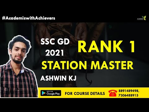 SSC GD 2021 - Rank 1 & Station Master || Live Interview - YouTube