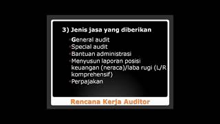 VITOR bab 7 auditing 1 : Audit Plan, Audit Program, Audit Technique