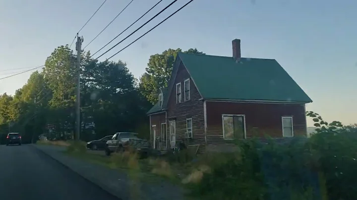 Driving through Monson, Maine