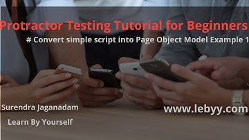 Convert a simple script into Page Object Model Example 1