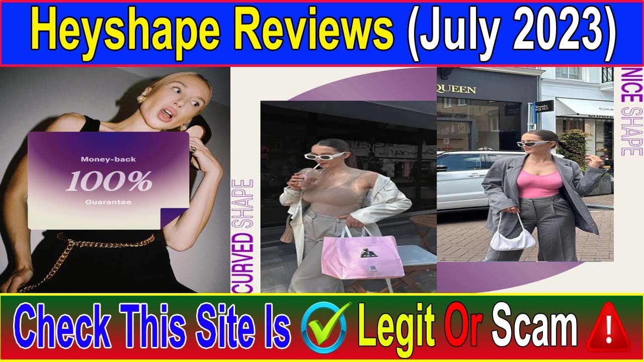 Heyshape Reviews (July 2023) Watch Video & Know The Truth! Scam