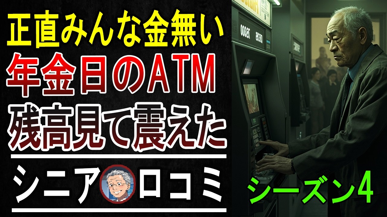 年金生活者のリアル！ATMで