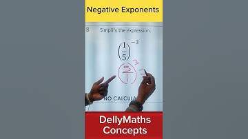 Negative Exponents #cxcmaths #cxcmaths #fast #gcse