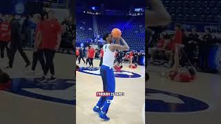 AJ Dybantsa has hit 52% 3PT% in his past 5 games