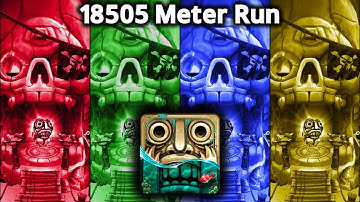 Temple Run 2 Pirate Cove Multi Color Gameplay - Red Vs Green Vs Blue Vs Yellow - 18505 meter Run