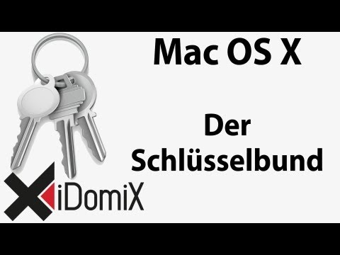 Die Schlüsselbundverwaltung in Mac OS X Schlüsselbund Tutorial Keychain