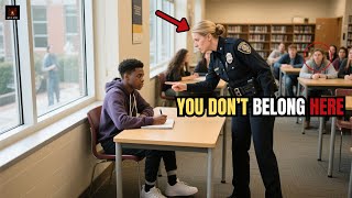 Female Cop Confronts Young Black Professor in Library — Instantly Regrets It