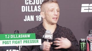 TJ Dillashaw furious at Post Fight Press Conference: 