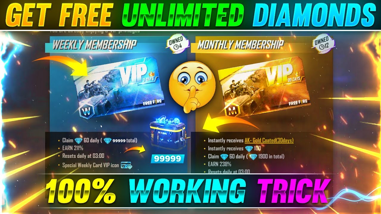 100% REAL WORKING TRICK TO GET FREE UNLIMITED DIAMONDS😱🤯