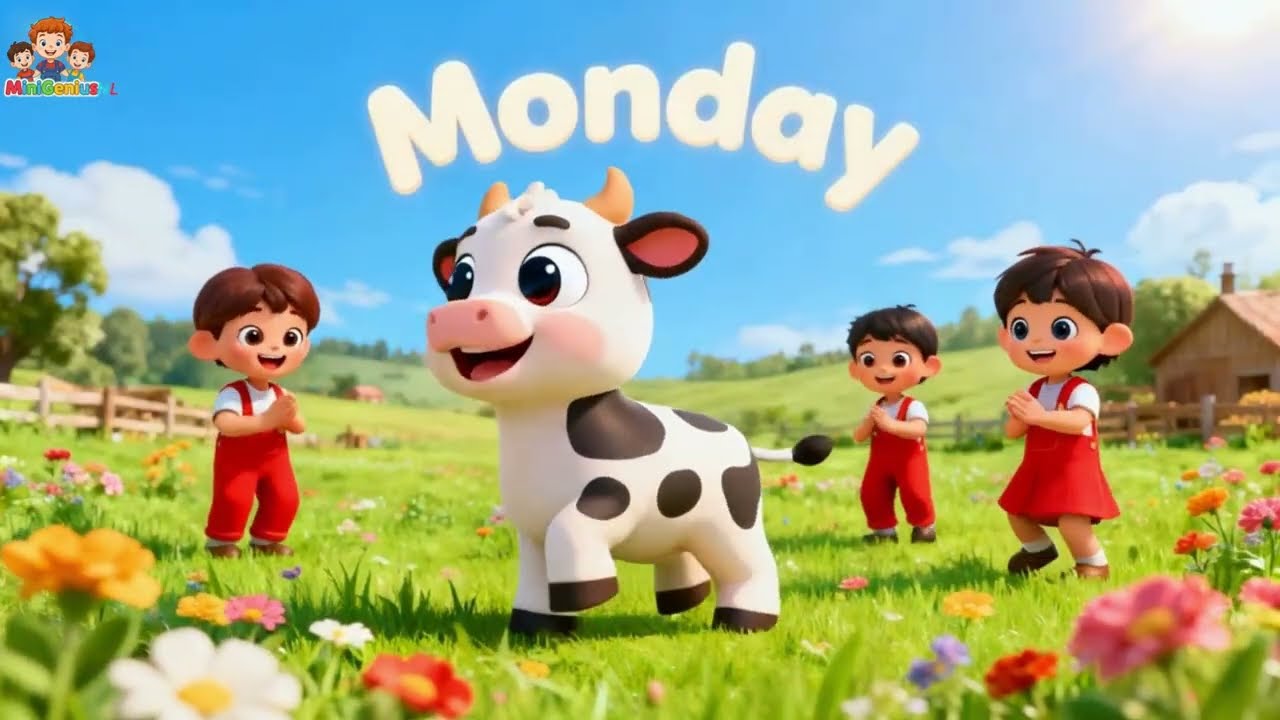 “Leer de Dagen van de Week met Dieren! 🐷📅 Vrolijk Kinderenlied” 