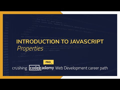 Crushing Codecademy PRO WEB DEVELOPMENT career path Challenge - Properties