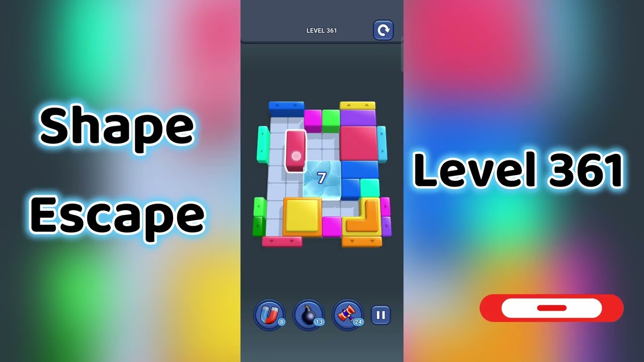 🔥 Shape Escape Level 361 Walkthrough | Can You Solve It? 🧠💥