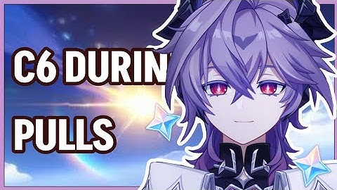 i said i would only pull c0... (c6 durin pulls genshin impact)