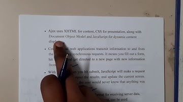 3.11 Introduction to AJAX