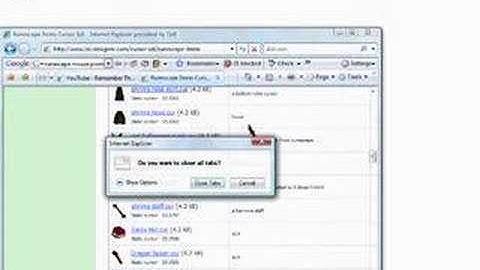 How to: Runescape Mouse pointers