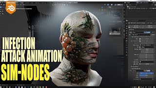 easy infection attack effect using simulation nodes