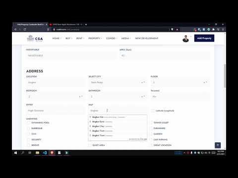 CSA WEB PORTAL - GUIDE TO ADD PROPERTY ON PORTAL