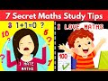 7 Effective Tips & Tricks In 1 Video | Mathematics study tips | Super Tips to Score 100% in Maths