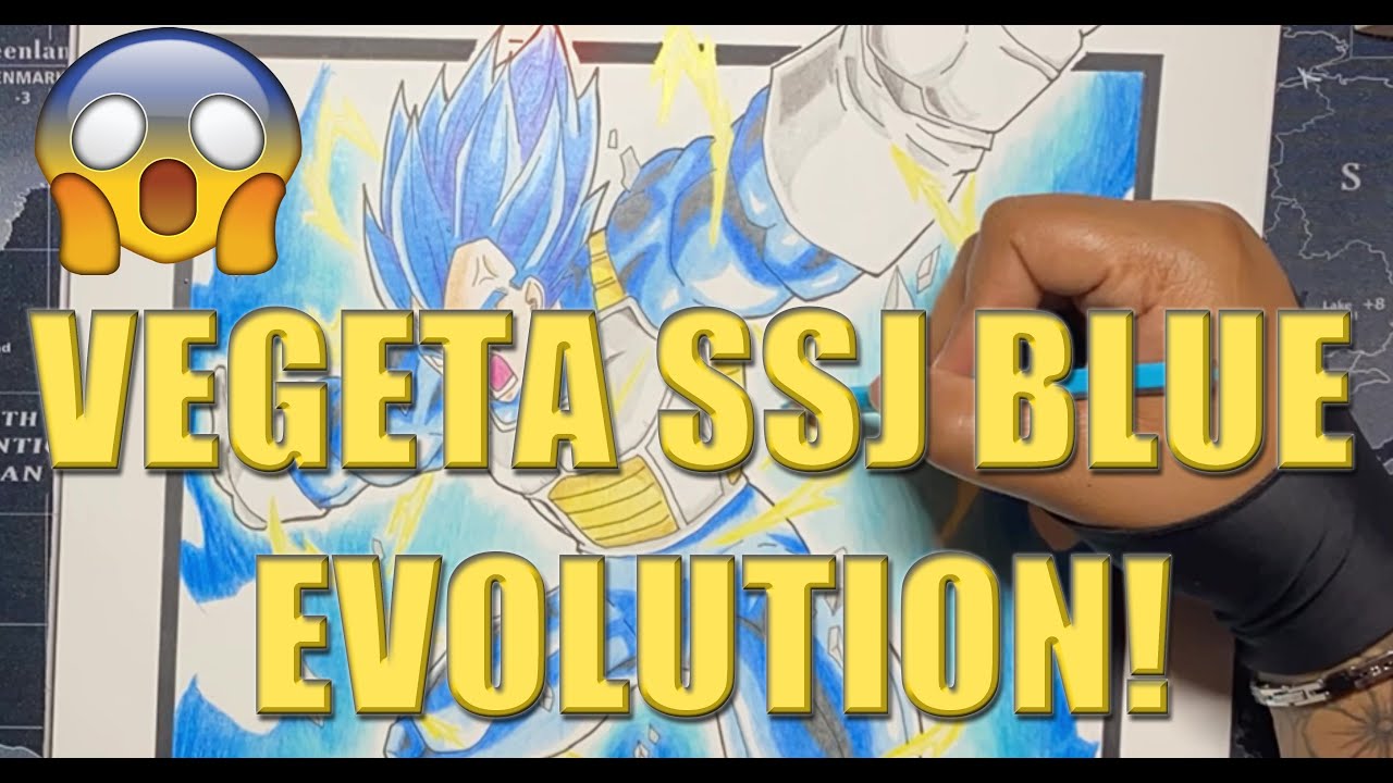 Vegeta Ssj Blue Evolution Come Disegnare Vegeta Ssj Blu Evoluto Drawing Vegeta Ssj Blue Tutorial Youtube