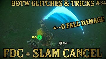 Fall Damage Cancel + Slam Cancel Tutorial | BOTW Glitches & Tricks: Part 34