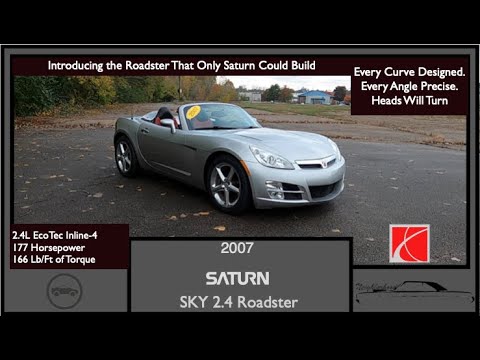 2007 Saturn Sky 2.4 Roadster | Full, In-Depth Walk Around Review | The Original Saturn Roadster