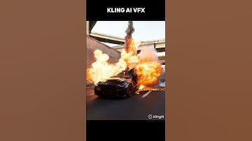 KLING AI VFX | BMW Explosion Cinematic 4K