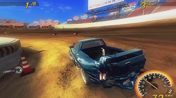 Crash Alley Fastest Lap 22.02 / 4 Laps 1:33.62 - Street Class - FlatOut 2