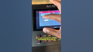 How to Delete many Bars at Once on MPC
