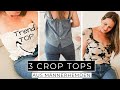 DIY Crop Tops / Blusen aus alten Hemden selber machen TOP-TRENDS 2021