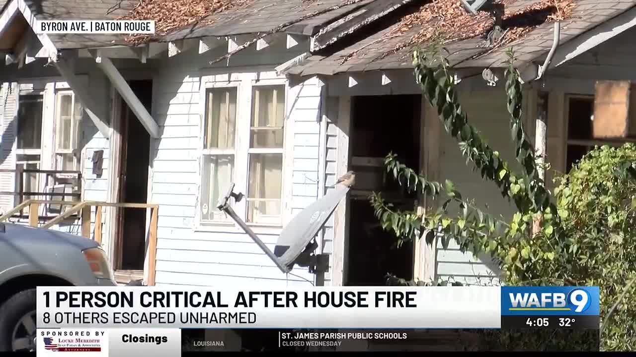 1 critical, 8 others displaced after space heater house fire YouTube