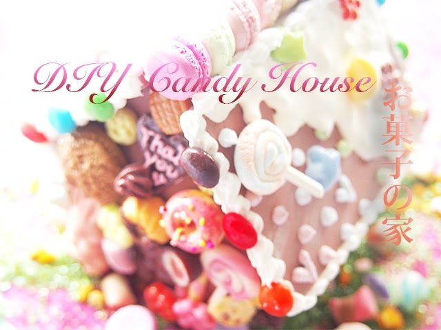 100円スイーツデコ お菓子の家 DIY Candy House - YouTube
