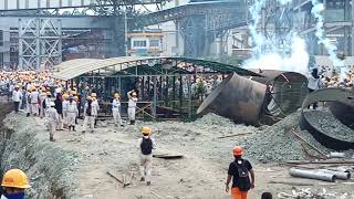 Ricuh!!! Karyawan PT. Indonesia Morowali Industrial Park vs Security