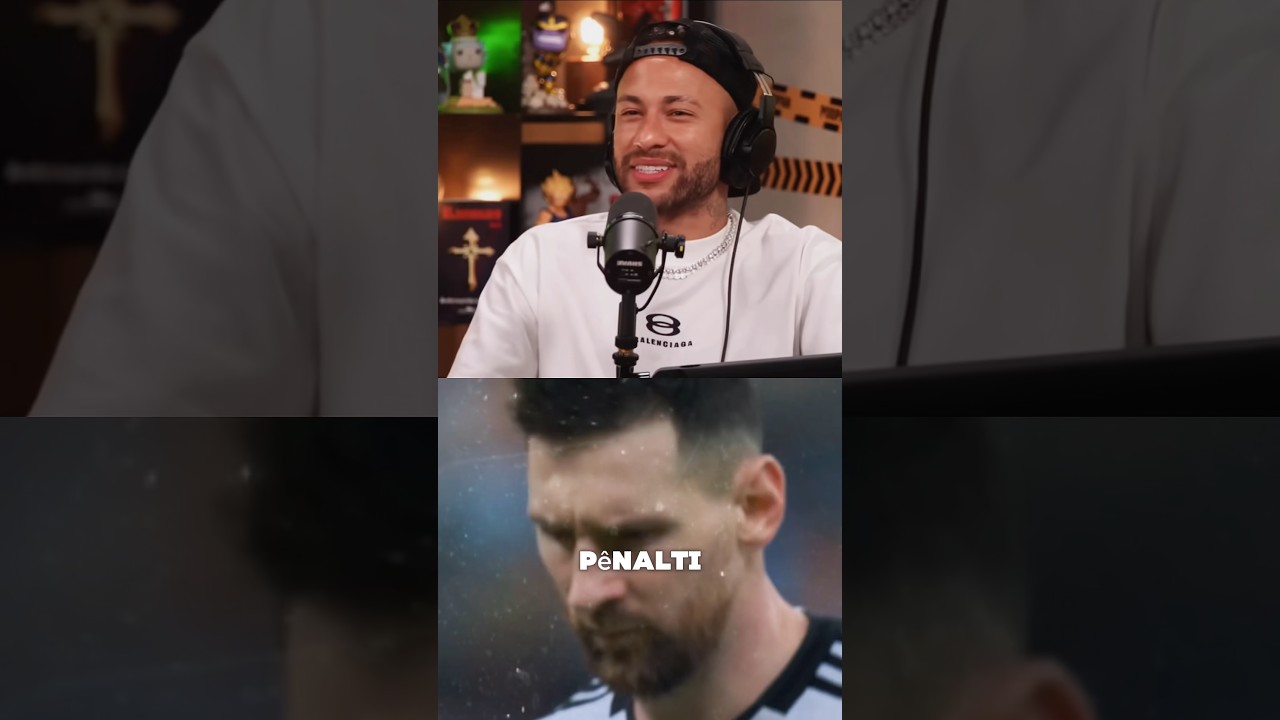 Neymar ensinou o Messi a bater pênalti 🥶